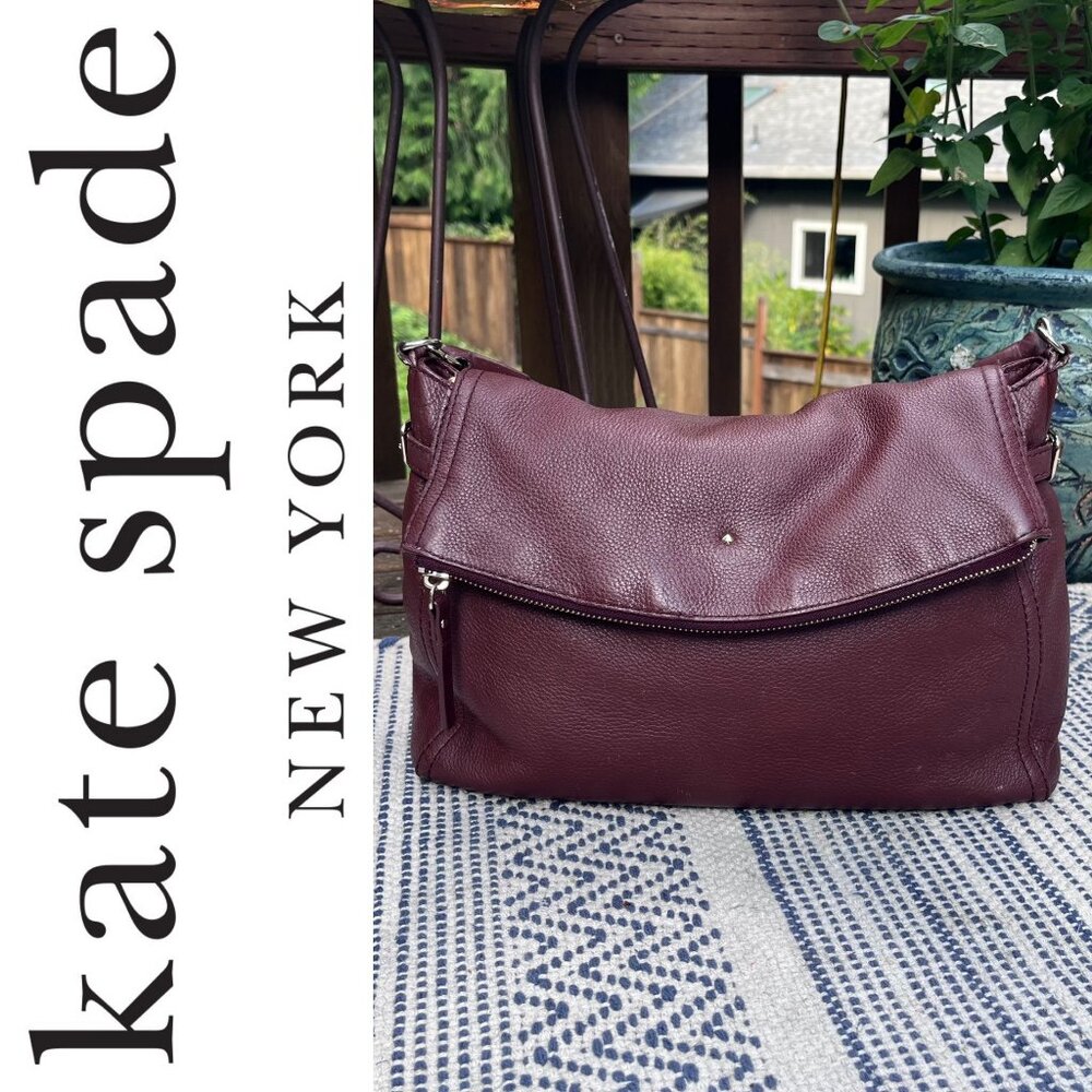 KATE SPADE Cobble Hill Little Minka Bag in Molasses Brown